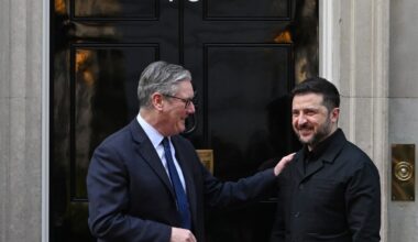 Zelenskyy in London for Russia-Ukraine talks with Starmer and Rutte