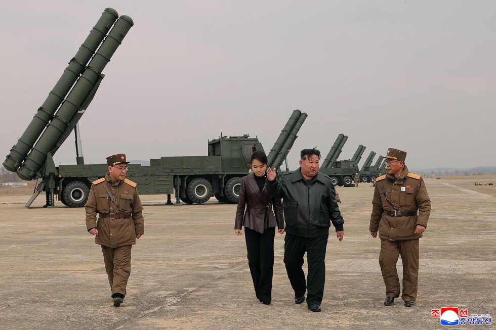 North Korean leader observes test of rocket launch systems