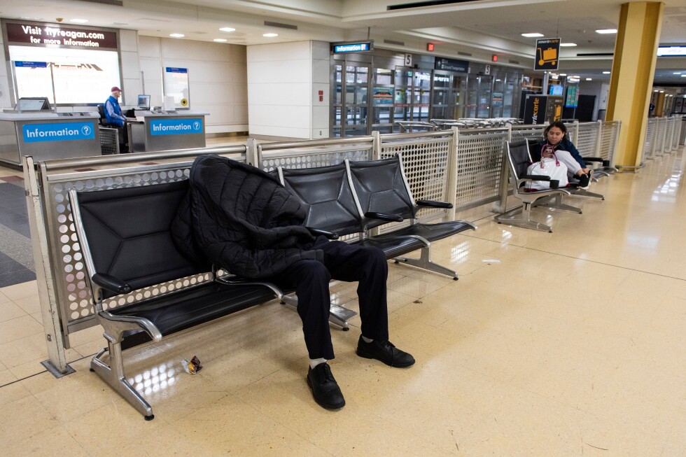 Storms add to thousands of canceled US flights during partial government shutdown