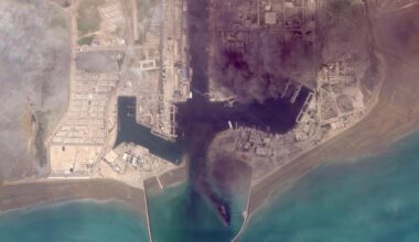 Satellite photos show damage in Iran war
