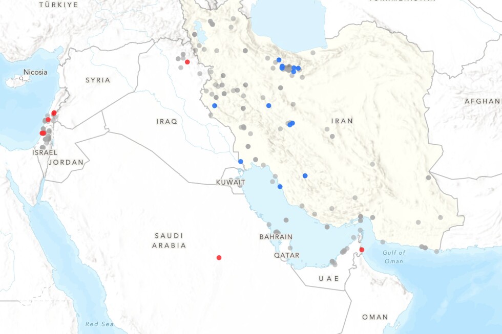 The US-Israeli war with Iran in maps, graphics and images
