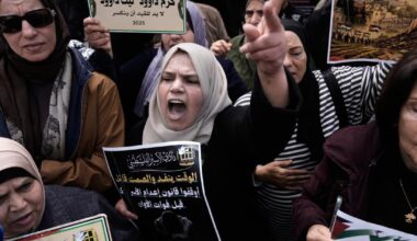Protests in West Bank as Israel approves death penalty for Palestinians convicted of murder