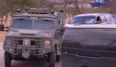 Security guard injured, 30 LEOs treated for smoke inhalation