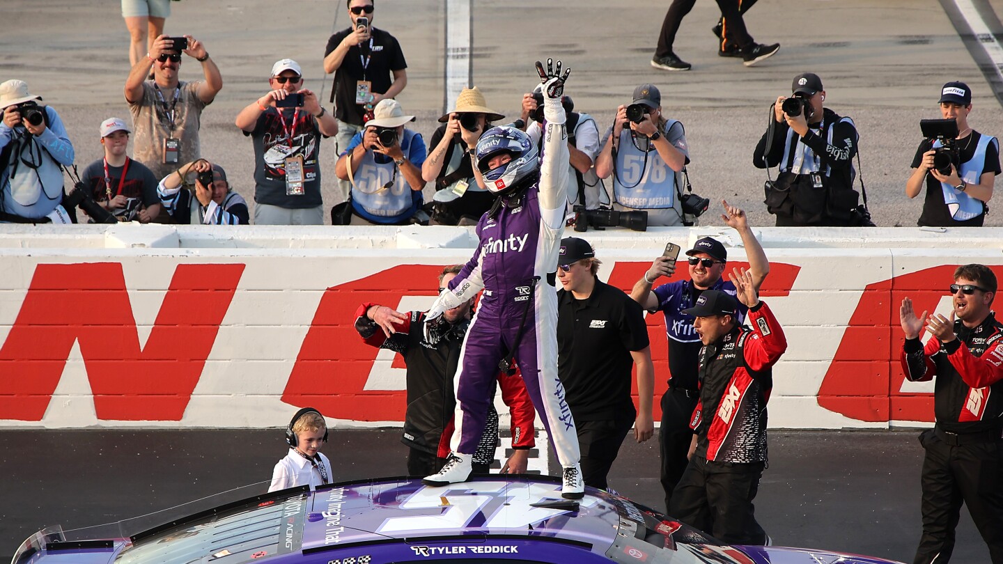 Tyler Reddick wins at Darlington in 4th NASCAR win this season for Michael Jordan’s team