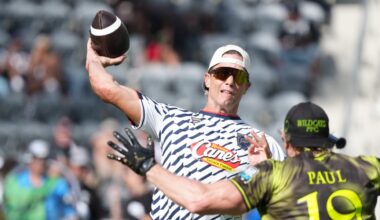 Tom Brady drops a hint after a day of tossing dimes