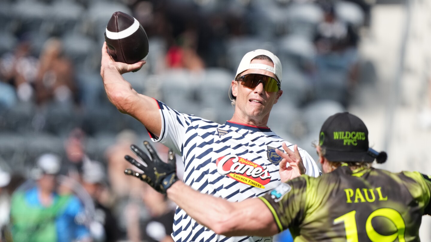 Tom Brady drops a hint after a day of tossing dimes