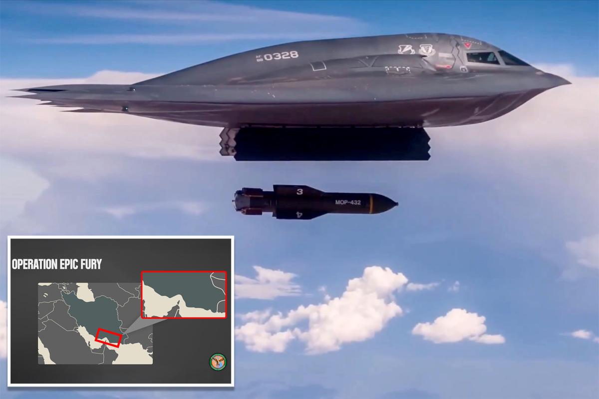 US drops 5K-pound bunker busters on missile sites near Strait of Hormuz