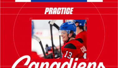 Lines and defense pairings at practice – Mar. 13