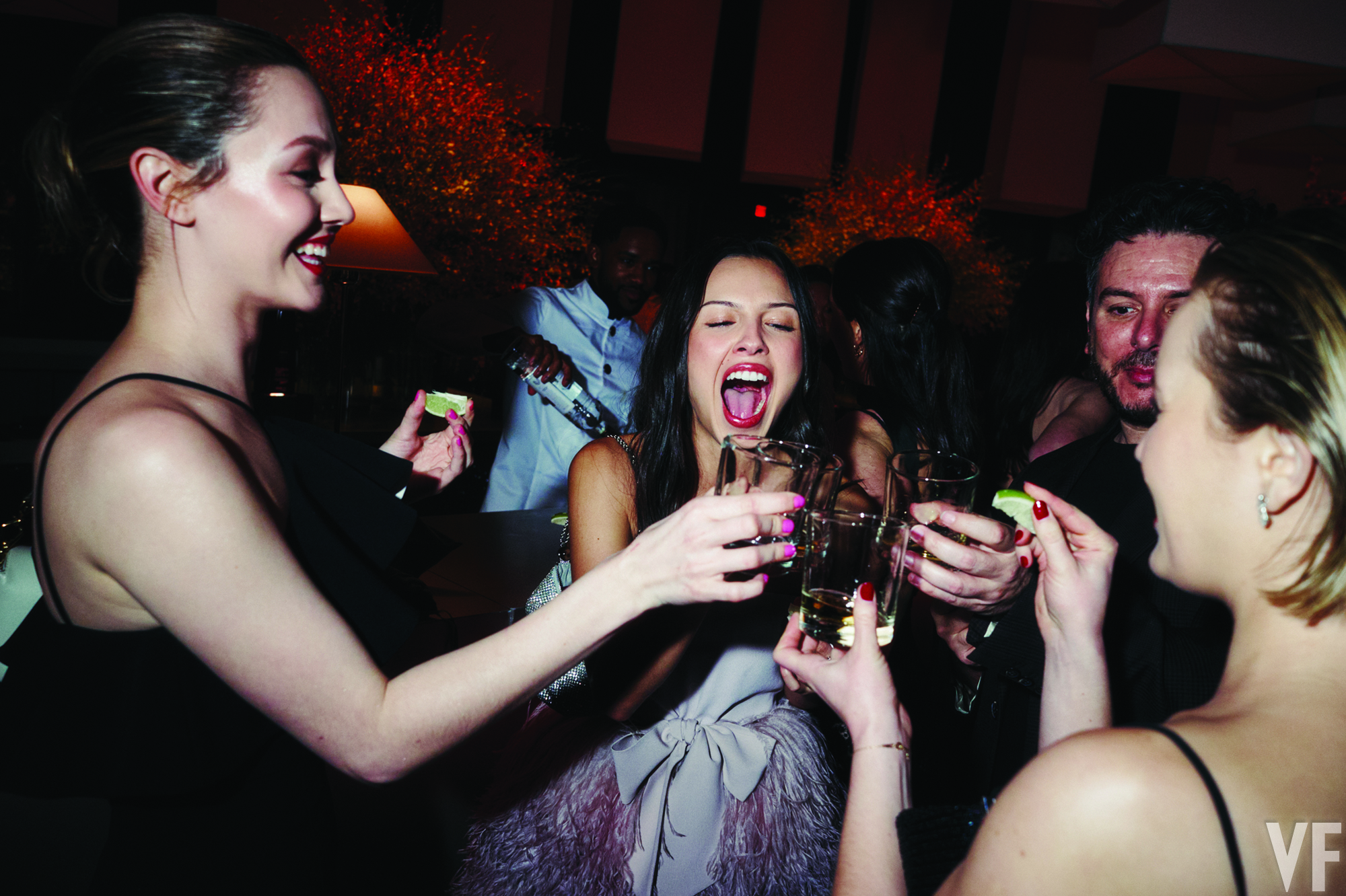 Olivia Rodrigo attends the Vanity Fair Oscars after party.