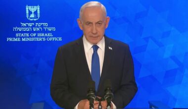 As Air Force strikes Iranian oil depots, PM tells Iranians their freedom is getting nearer