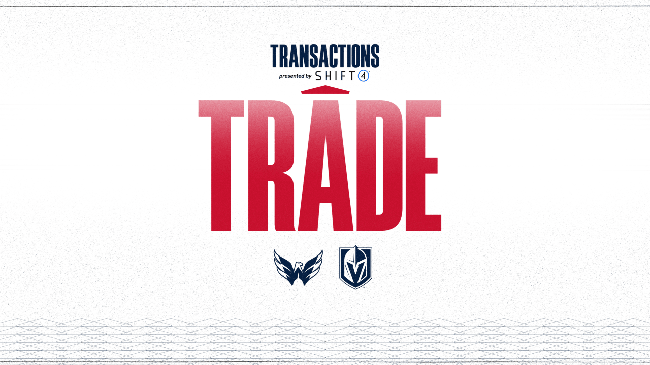 Capitals Acquire 2029 Second-Round Pick, 2027 Third-Round Pick and Goaltender Jesper Vikman from Vegas for Nic Dowd