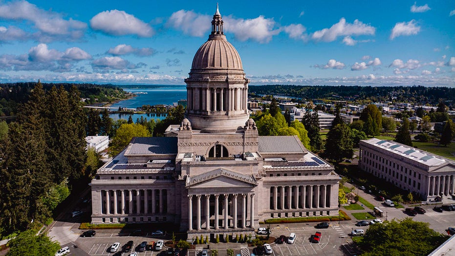The Washington state capitol building