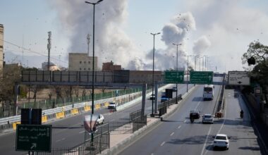 The Latest: Israel hammers Beirut and Tehran as Iran fires missiles at Israel and the Gulf