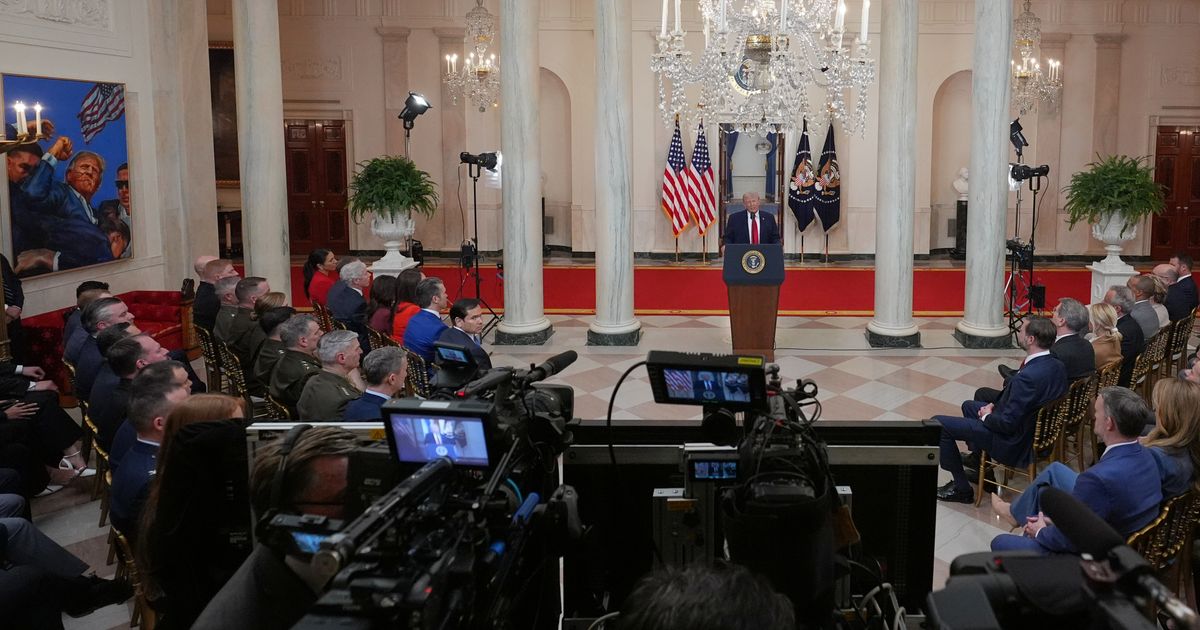 False claims Trump made as he addressed the nation about Iran :: WRAL.com