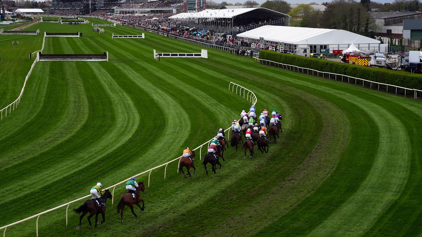 Grand National horse Get On George dies on second race at Aintree