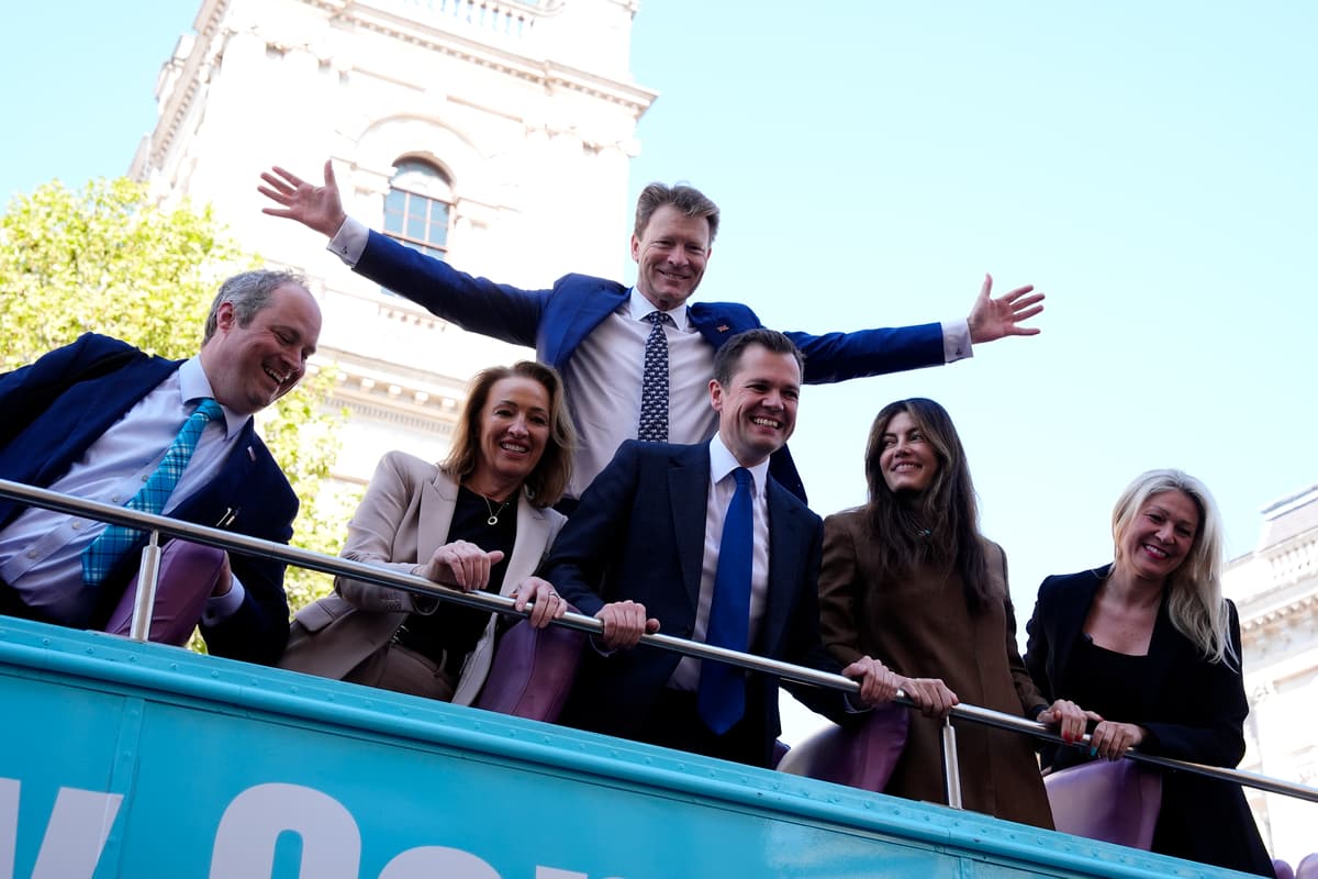Reform UK’s Whitehall fuel protest stalls as barely anyone turns up - London Evening Standard