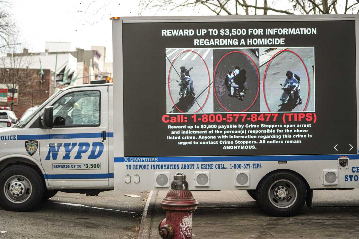 The NYPD has released photos of the suspect.