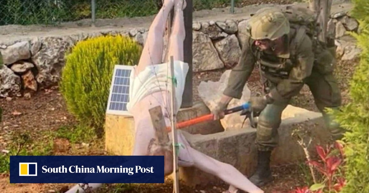 Israel jails soldiers for vandalising Jesus statue in Lebanon