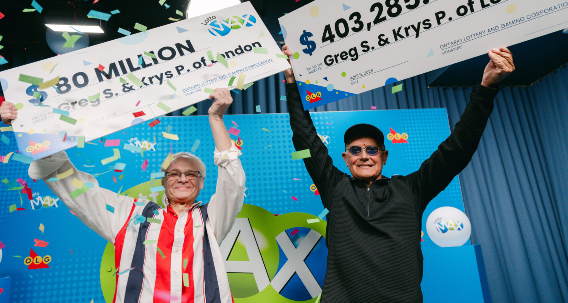 London, Ont., duo wins record $80M Lotto Max jackpot