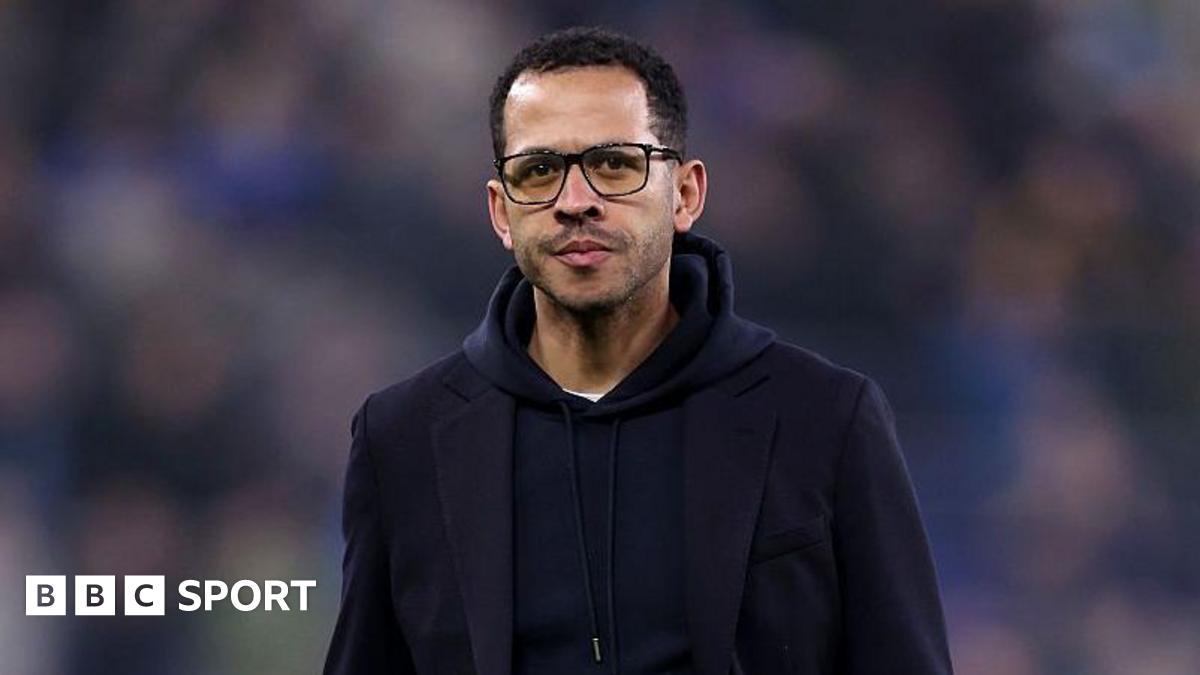 Liam Rosenior pictured on the sidelines as Chelsea manager