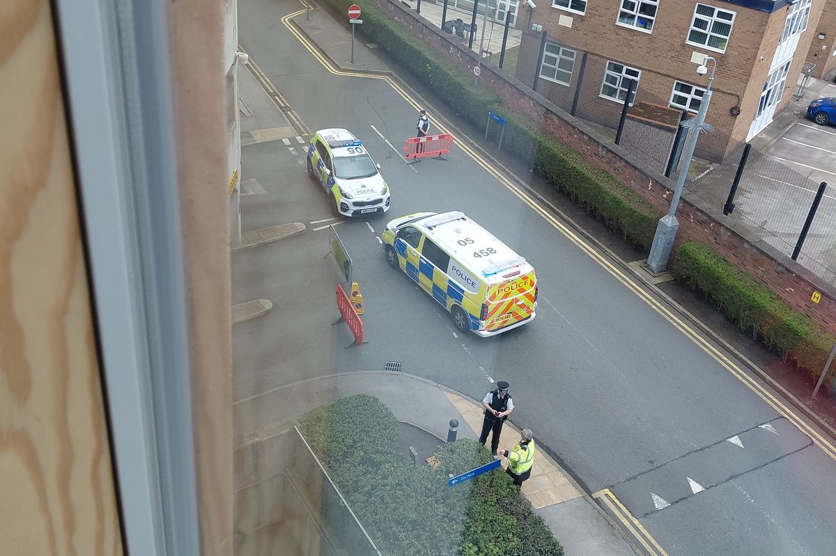 Merseyside Police at Alder Hey on Tuesday afternoon