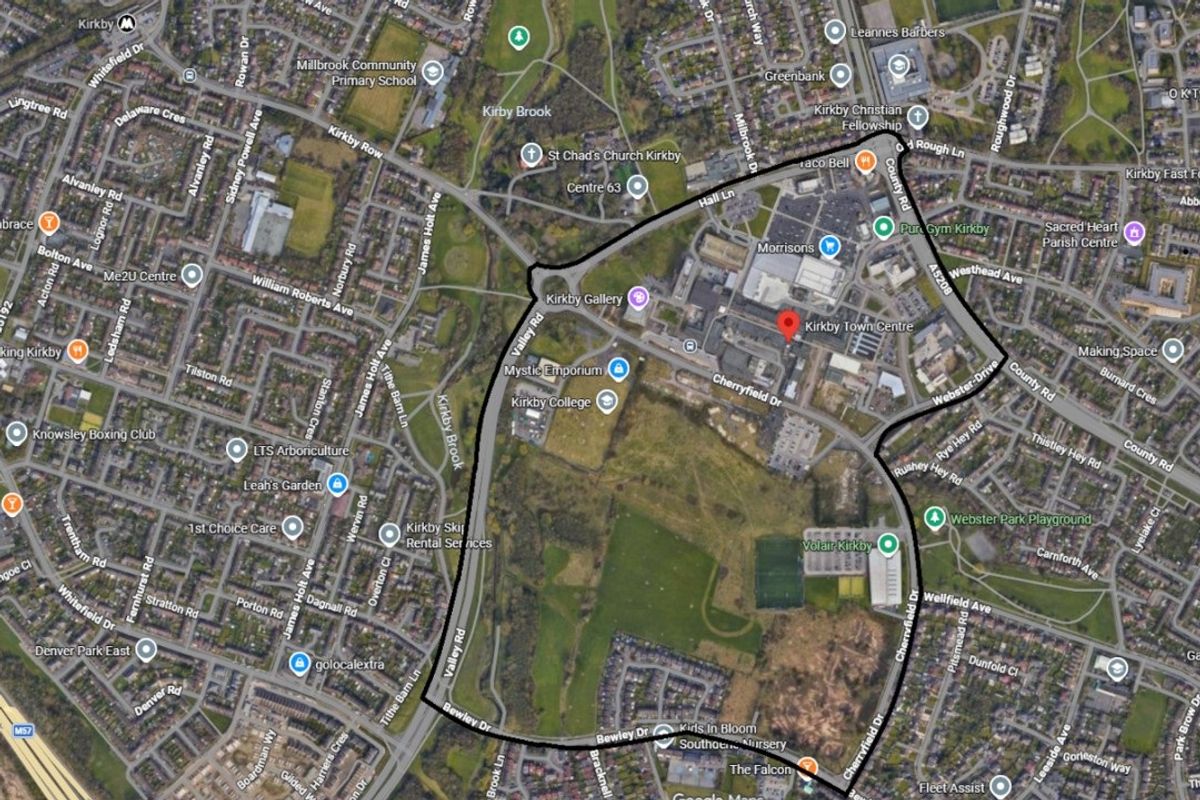 A police dispersal order has been put in place in Kirkby over the Easter weekend