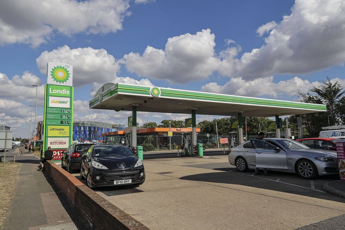 BP Gas Station In London