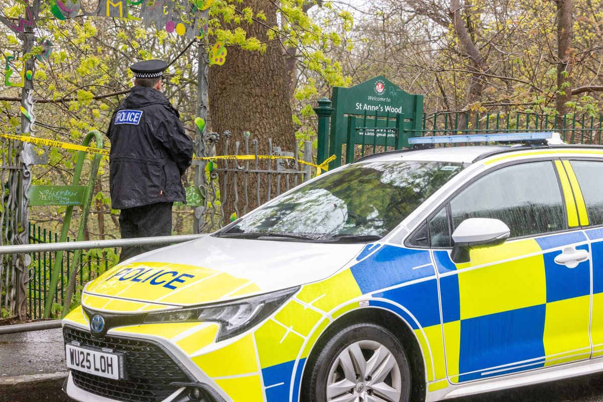Police remain at a cordon around St Anne's Wood