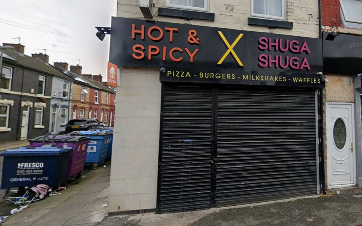 The former Hot & Spicy X Shuga Shuga on North Hill Street, Toxteth