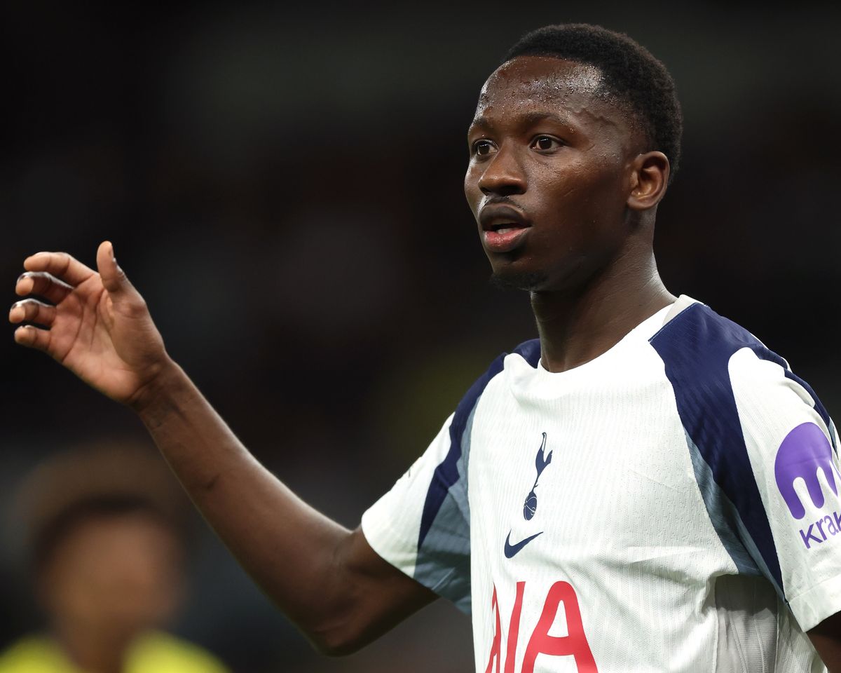 Tottenahm midfielder Pape Matar Sarr 