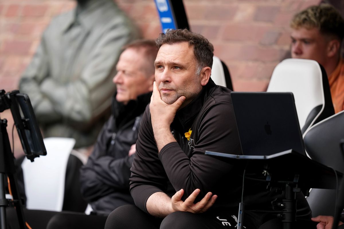 Derby County manager John Eustace during the Sky Bet Championship match at Pride Park
