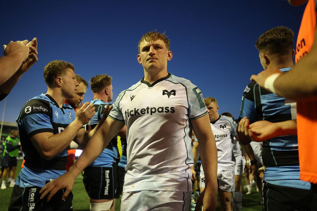 Jac Morgan of Ospreys at full time.