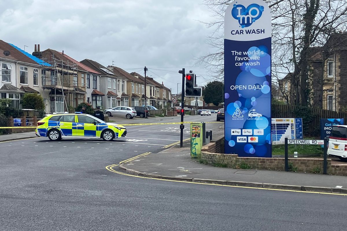 Police cordon near Speedwell Road