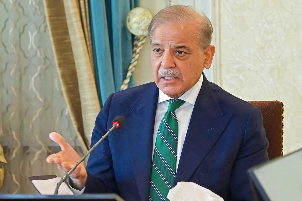 Pakistan's Prime Minister Shehbaz Sharif