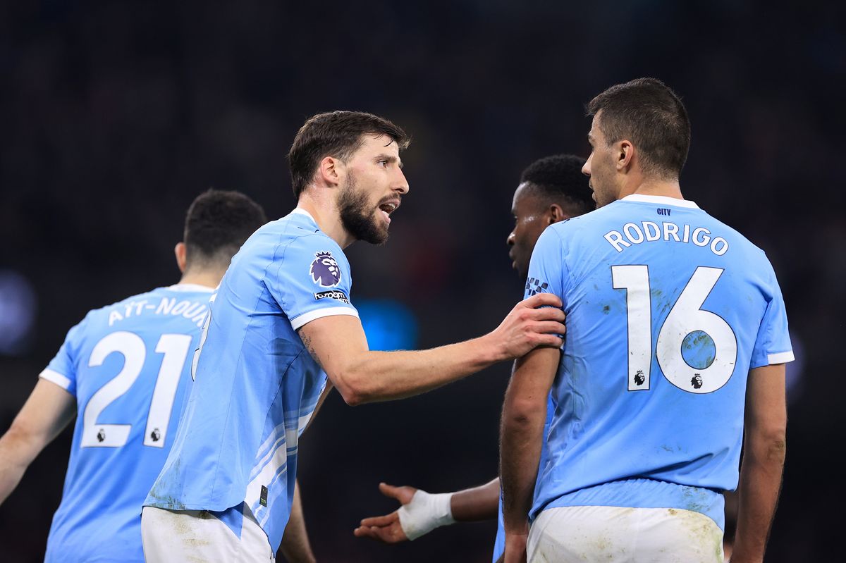 Ruben Dias and Rodri both look set to miss Manchester City's trip to Burnley in the Premier League