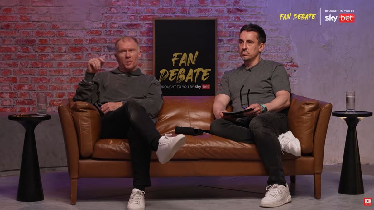 Paul Scholes and Gary Neville on The Overlap Fan Debate