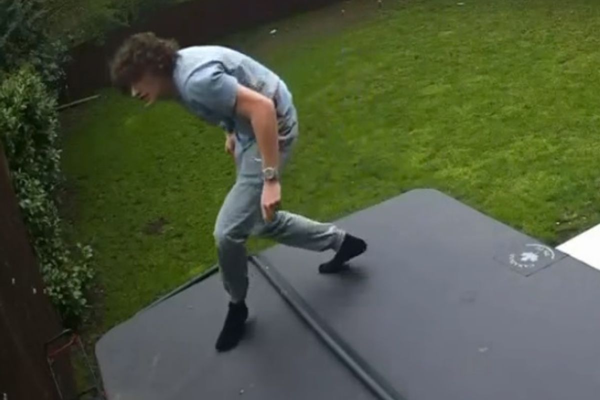 Footage of MazzaL20 jumping from a window was released on his official Instagram account over the weekend