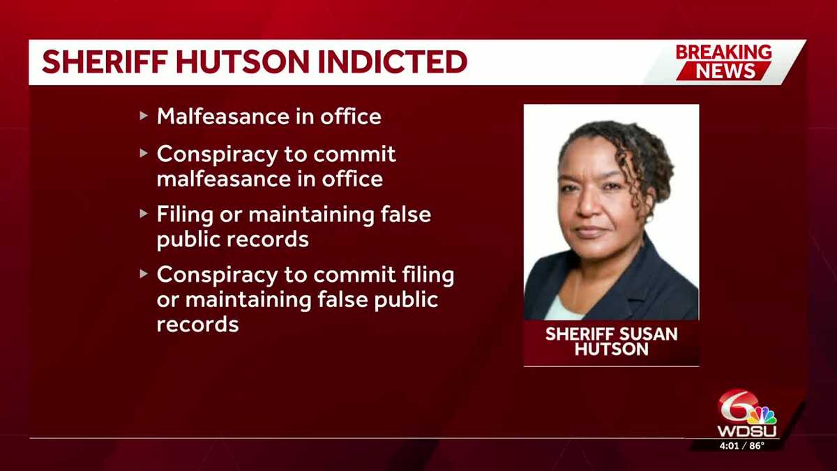 Orleans Parish Sheriff Susan Hutson indicted