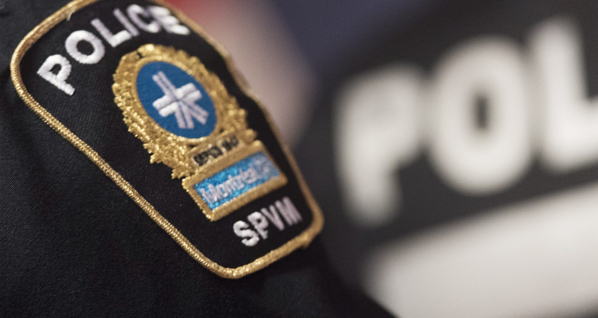 A Montreal police badge.