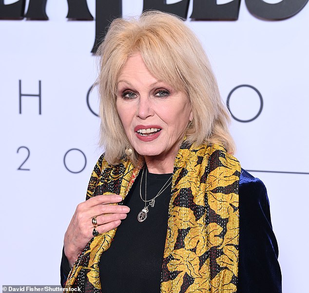 Dame Joanna Lumley screamed at the group of thugs while dressed in only a dressing gown in the dead of night