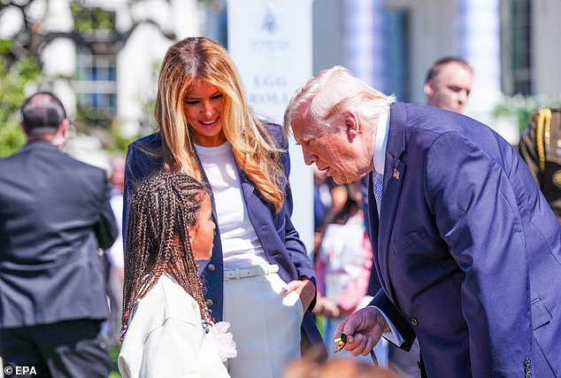 Tickets for the event were dispersed to Trump administration employees, friends and those lucky enough to win a ticket lottery