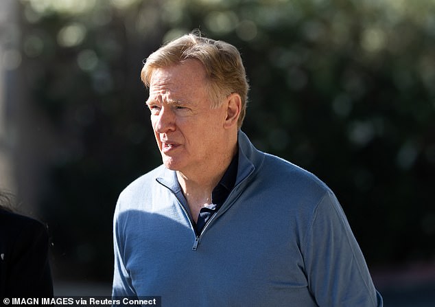 A spokesman for the NFL, which is led by Roger Goodell, said its media distribution model 'is the most fan and broadcaster-friendly in the entire sports and entertainment industry'