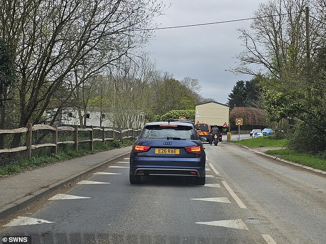 Police were called, but locals said they were told it was a matter for the council