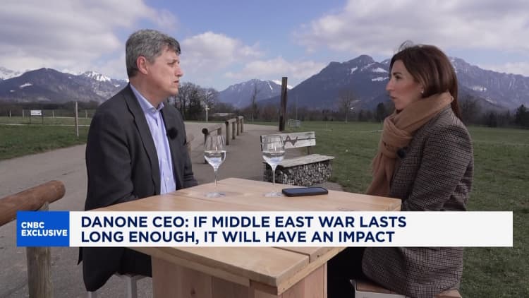 Exclusive: Danone CEO on the impact of war and strategic goals