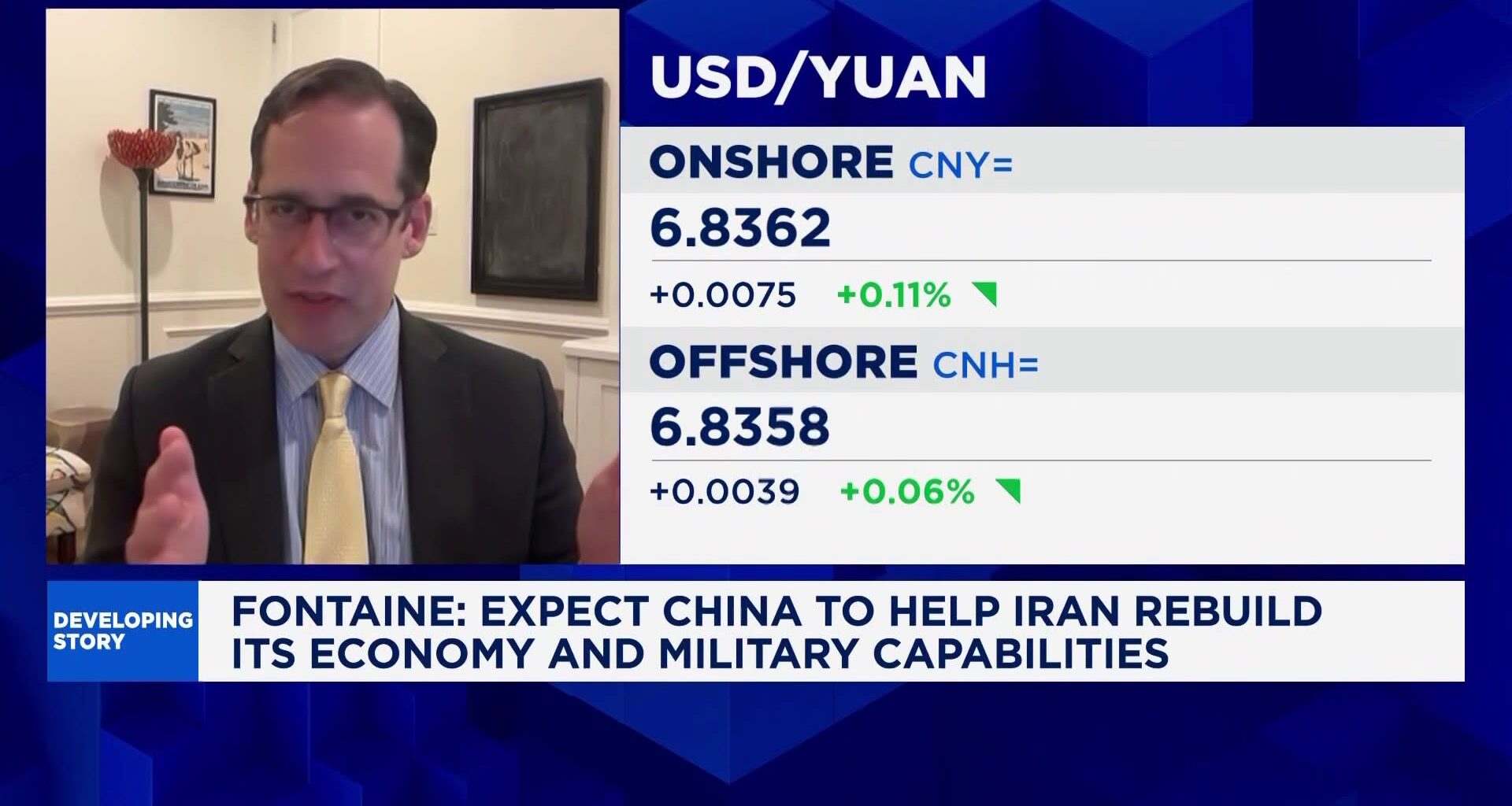 China significant role Iran rebuild war: Former NSC Director