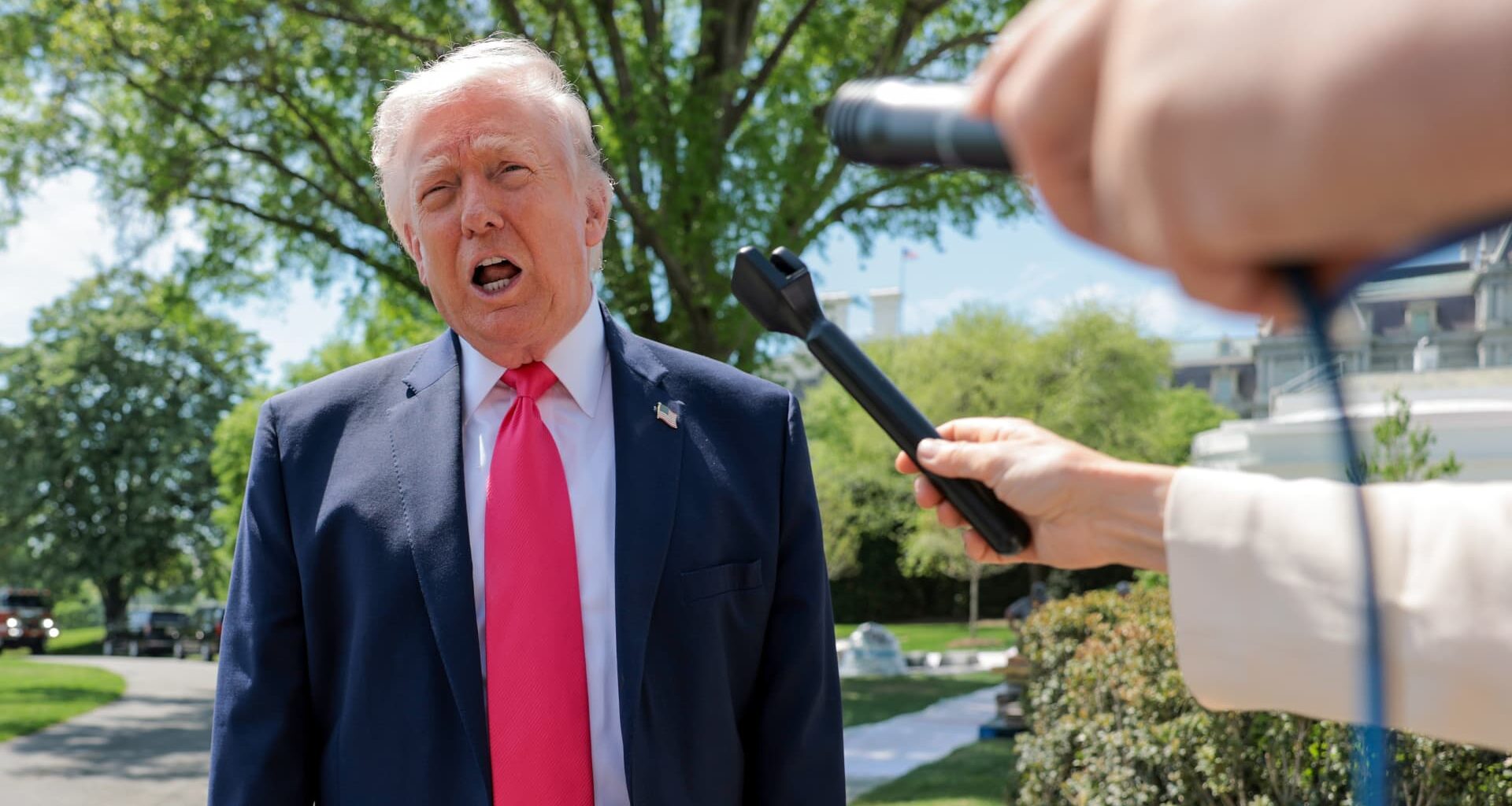Trump says gas prices not very high; Americans disagree