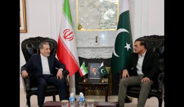 Iran's Araghchi briefly returns to Pakistan, Trump says they can call