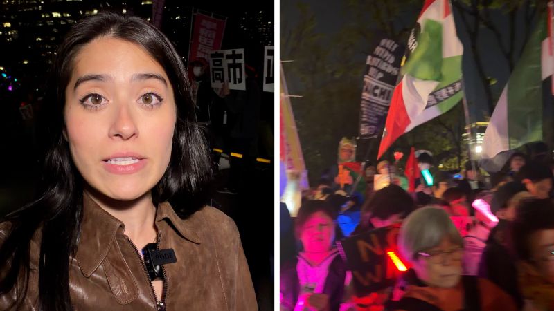 Rare nationwide protests in Japan against Iran war