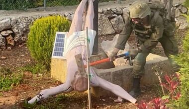 Israeli army jails two soldiers for smashing head of Jesus statue in southern Lebanon