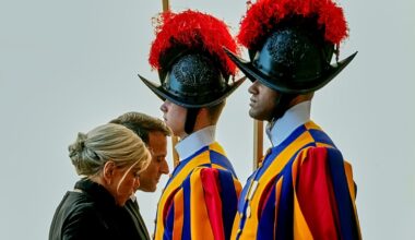 France's Macron and Pope Leo XIV hold first meeting at the Vatican